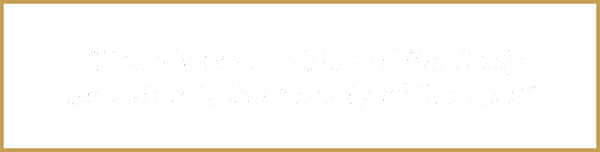 Beauty is the virtue of the body as virture is the beauty of the soul